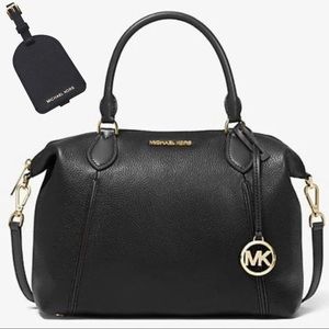 Last drop‼️Clearance‼️Michael Kors Lenox Pebble Leather Bag,luggage tag,dust bag